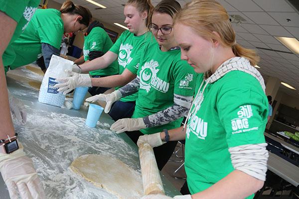 Students at Make a Difference Day